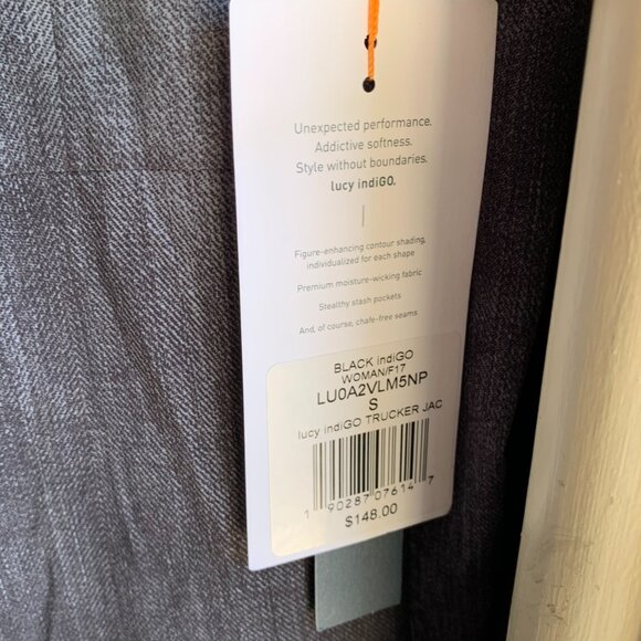 NWT Set Lucy IndiGO Trucker Jacket & pan - Picture 12 of 16